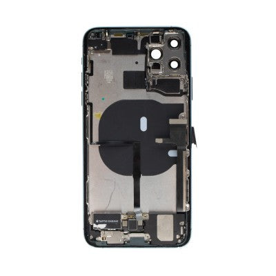 Rear Housing with Full Set Parts for iPhone 11 Pro Max-Matte Midnight Green (Purple) Rear Housing with Full Set Parts for iPhone 11 Pro Max-Matte Midnight Green (Purple)
